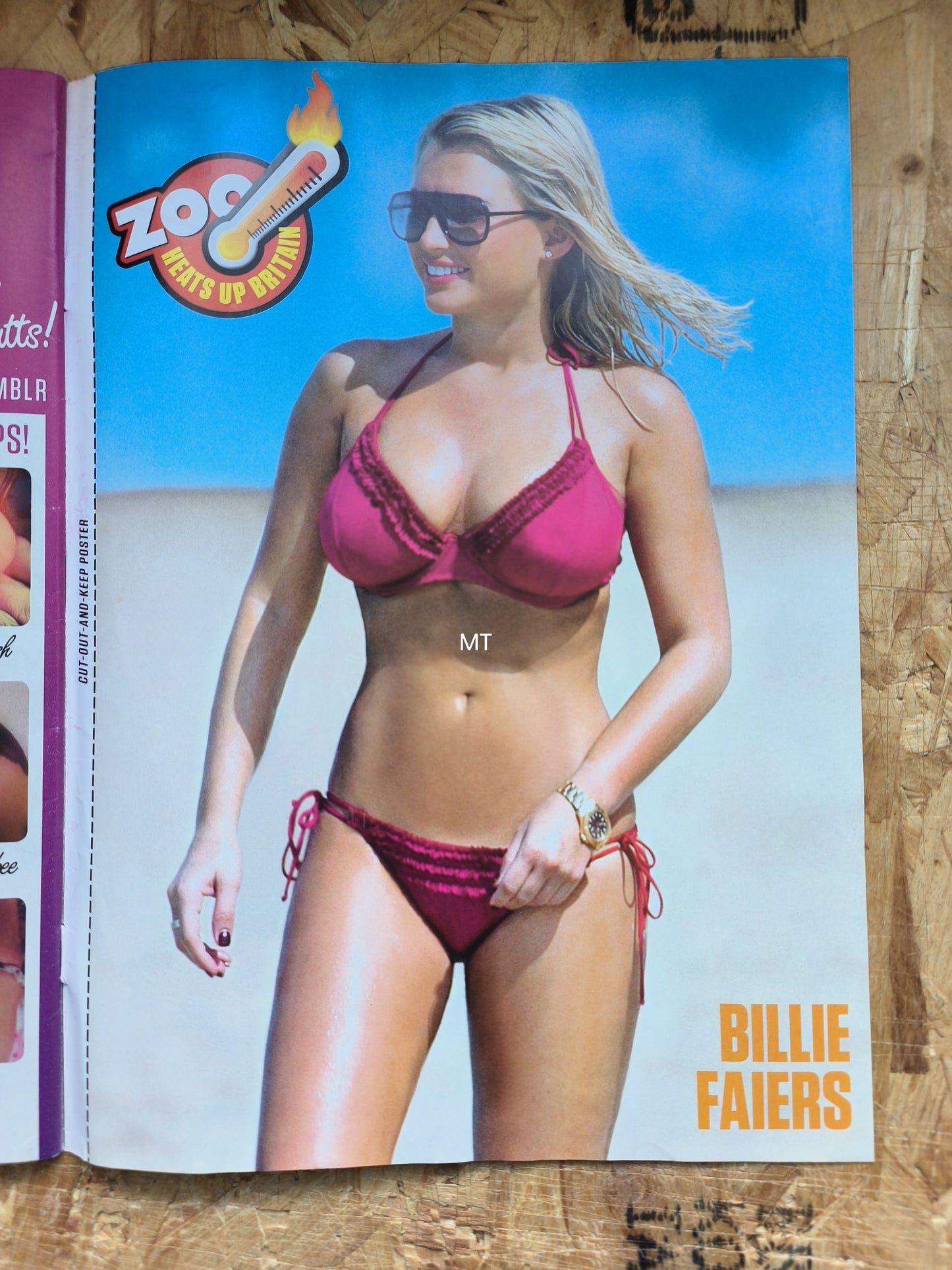 ZOO Magazine 5-11 April 2013 (1052) POSTER Billie Faiers Alice Goodwin Leah Francis