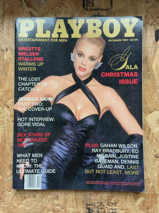 PLAYBOY Magazine December 1987 (1054) India Allen Brigitte Nielson Jessica Hahn