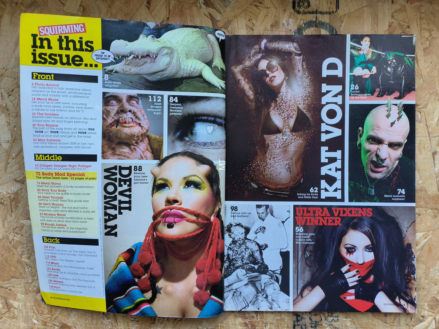 BIZARRE Magazine April 2009 (1056) La Negra Kate Von D