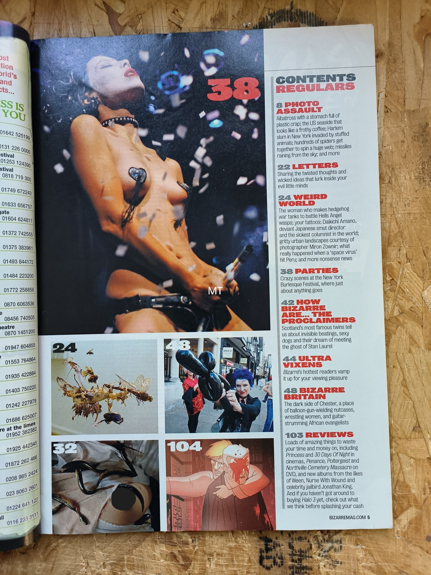BIZARRE Magazine December 2007 (1057) Belladonna Amputees Octavio Arizala DollMen