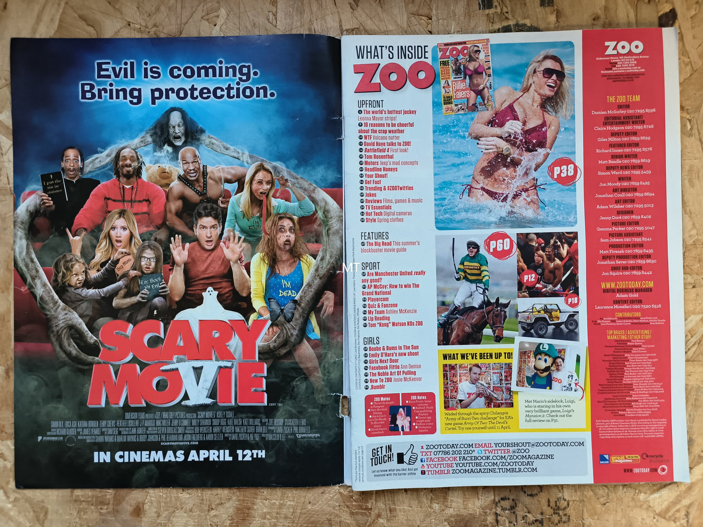 ZOO Magazine 5-11 April 2013 (1058) Helen Wood Amy Willerton Jess Impiazzi