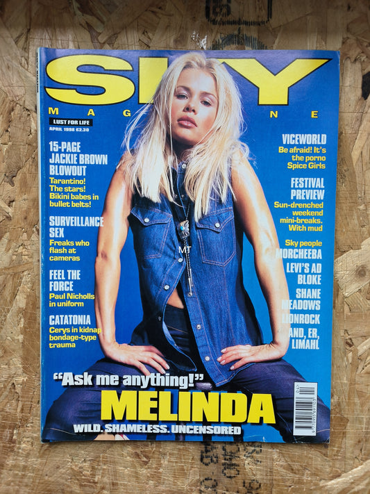 Sky Magazine April 1998 (1059) Melinda Messenger Bridget Fonda Quentin Tarantino