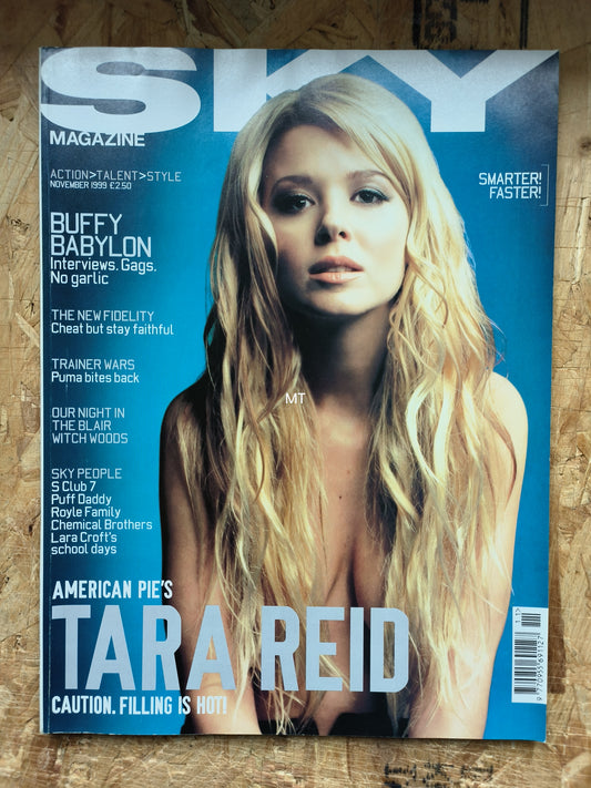 Sky Magazine November 1999 (1059) Tara Reid, S Club Girls, Toni Gotz, Sean "Puffy" Combs