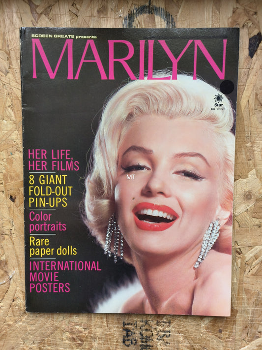 Screen Greats Magazine "Marilyn Monroe" 8 LARGE POSTERS (1060)