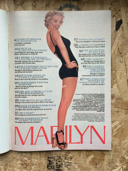 Screen Greats Magazine "Marilyn Monroe" 8 LARGE POSTERS (1060)