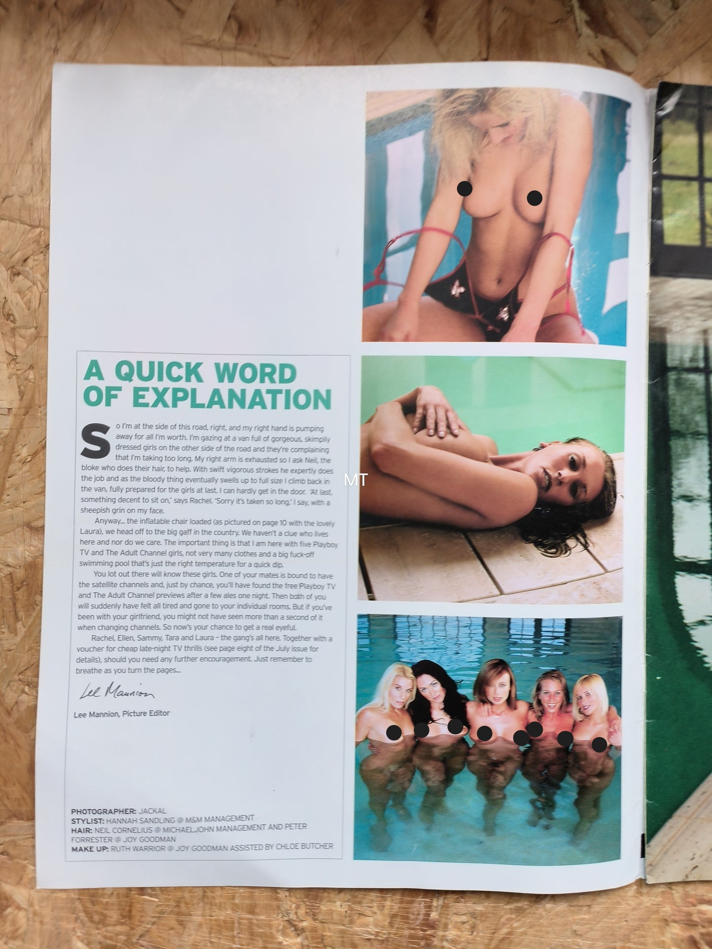 FRONT Magazine TV Babes Bathe in Buff at Posh Lido Shock! (1060)