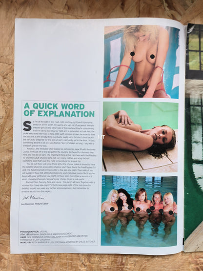FRONT Magazine TV Babes Bathe in Buff at Posh Lido Shock! (1060)