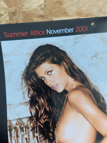MAXIM Magazine Calendar October 2001 December 2002 (1060) Jakki Degg Victoria Silvstedt Summer Altice