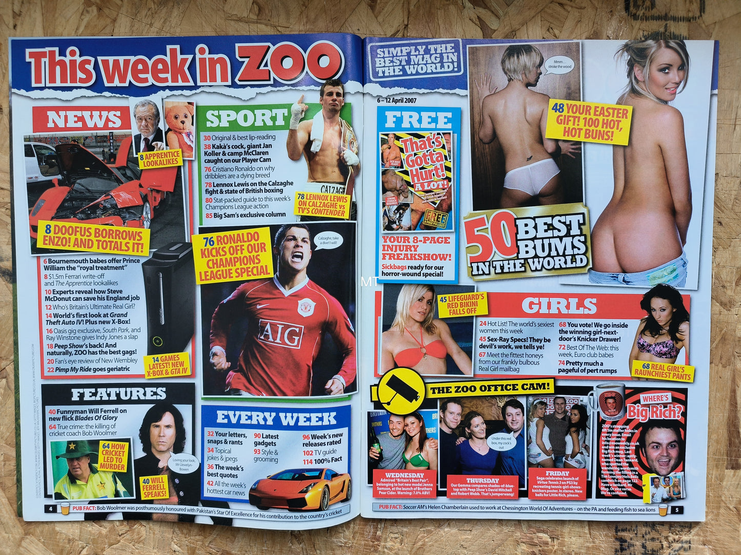 ZOO Magazine 6-12 April 2007 (1060)  Amii Grove Keeley Sophie Howard Jenny Frost
