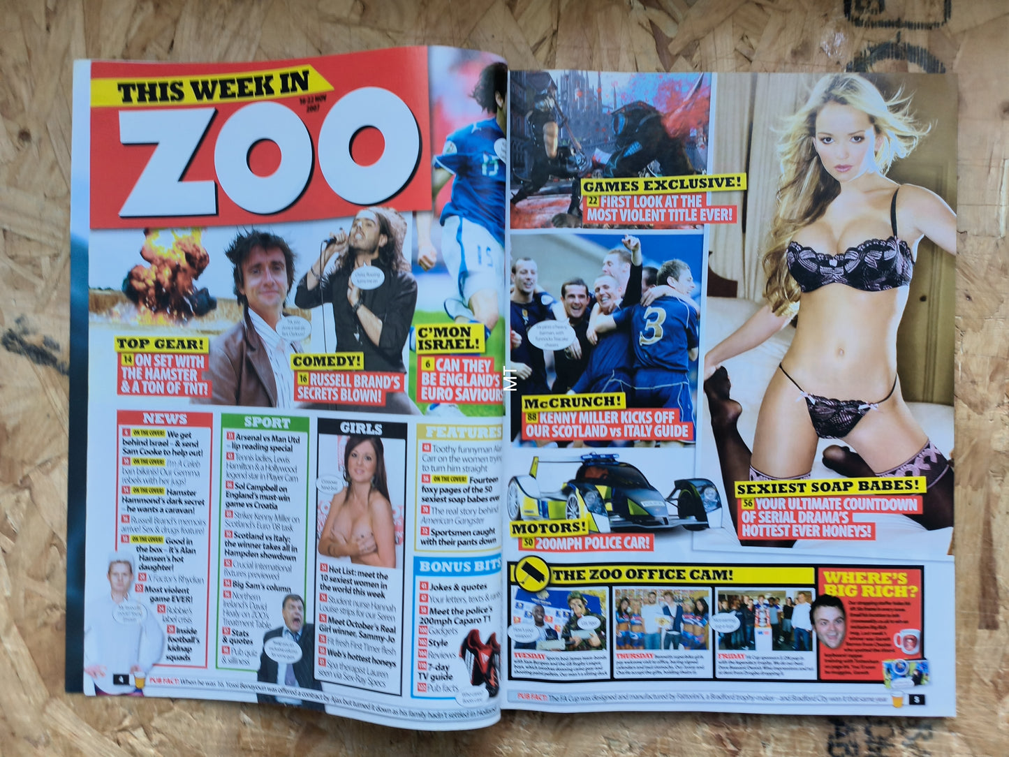 ZOO Magazine 16-22 November 2007 (1060) Gemma Atkinson Jennifer Ellison