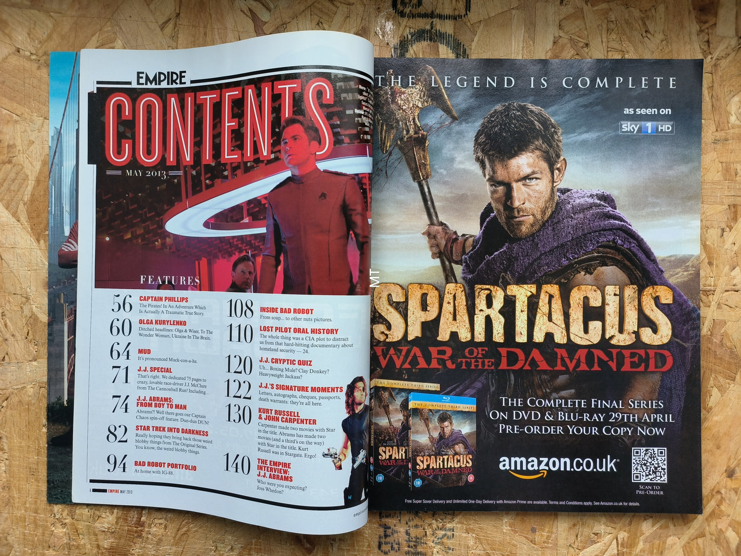 EMPIRE Magazine May 2013 (1062) J.J. Abrams Star Trek FOLD OUT