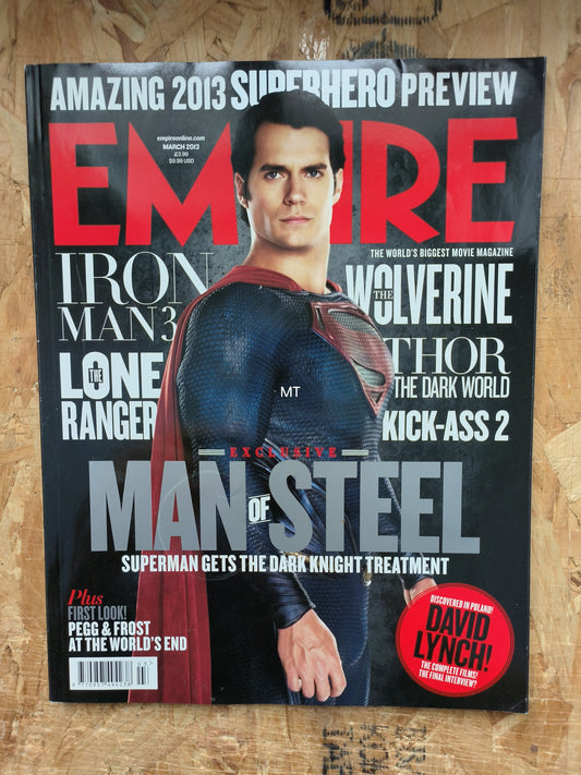 EMPIRE Magazine March 2013 (1062) Iron Man Superman Man of Steel Henry Cavill