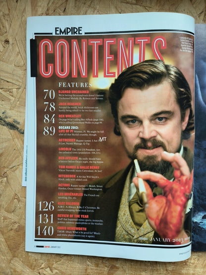 EMPIRE Magazine January 2013 (1062)  Django Unchained Life of Pi Iron Man 3