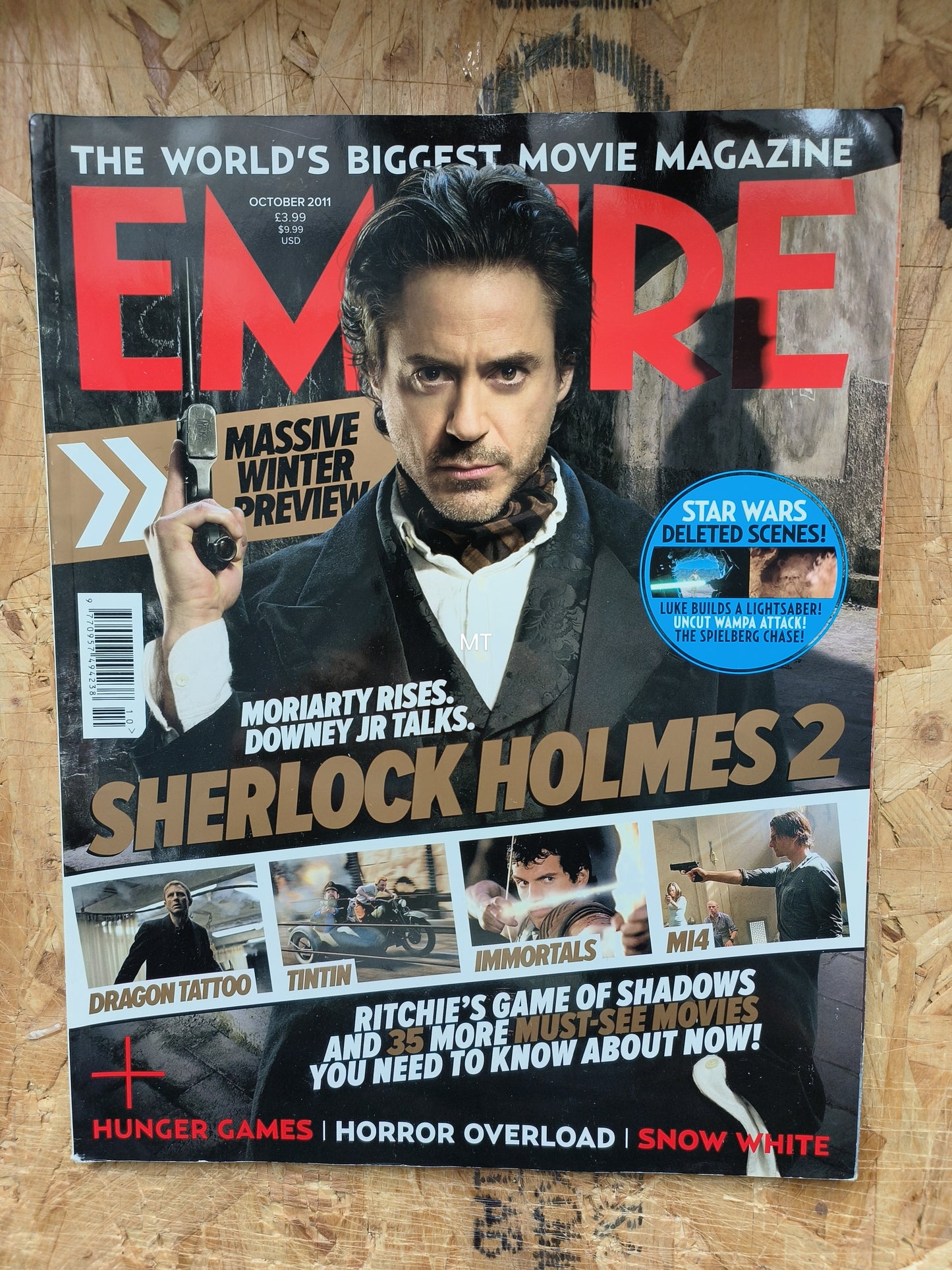 EMPIRE Magazine October 2011 (1063) Sherlock Holmes 2 Hunger Games Snow White