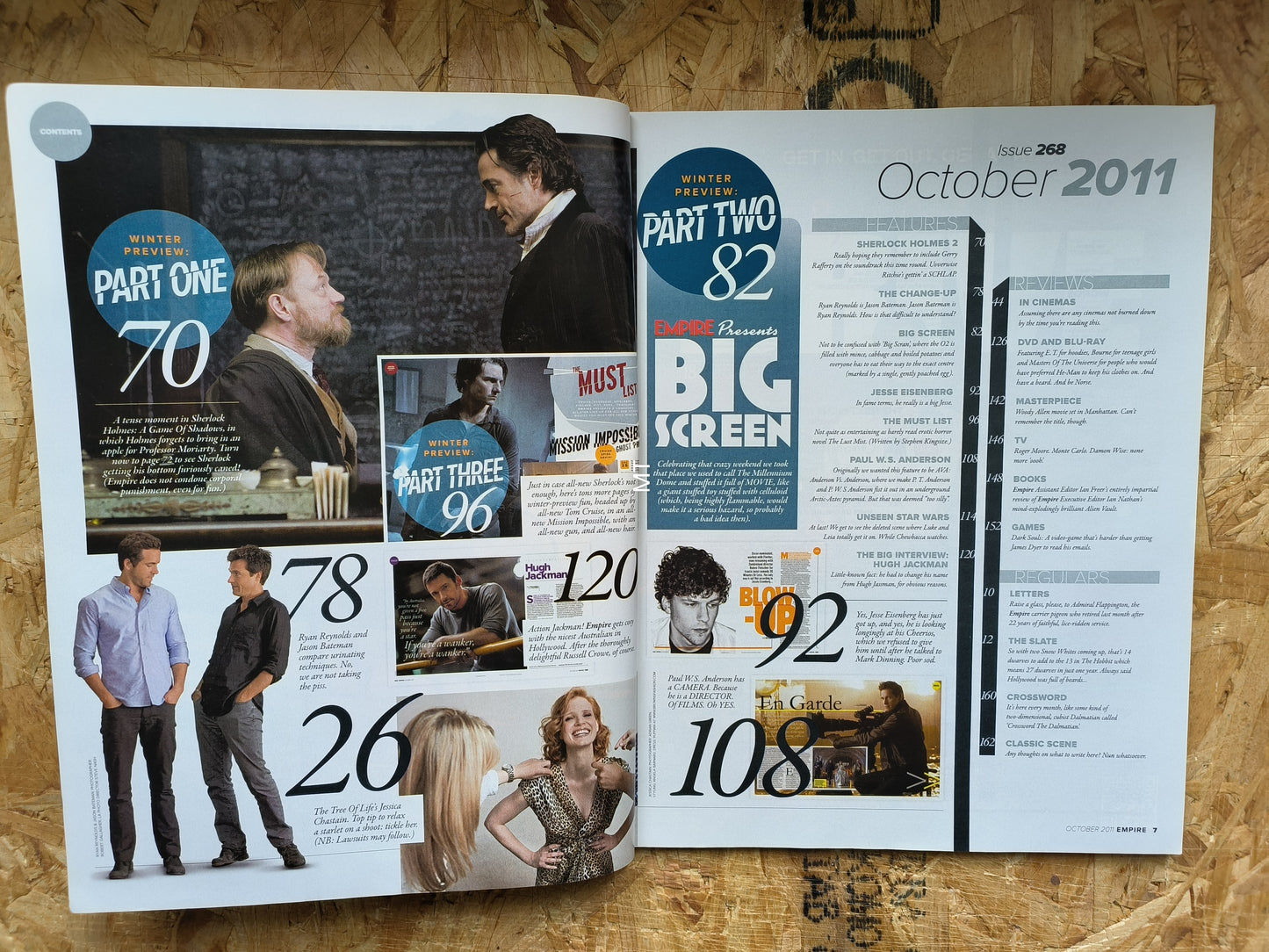 EMPIRE Magazine October 2011 (1063) Sherlock Holmes 2 Hunger Games Snow White