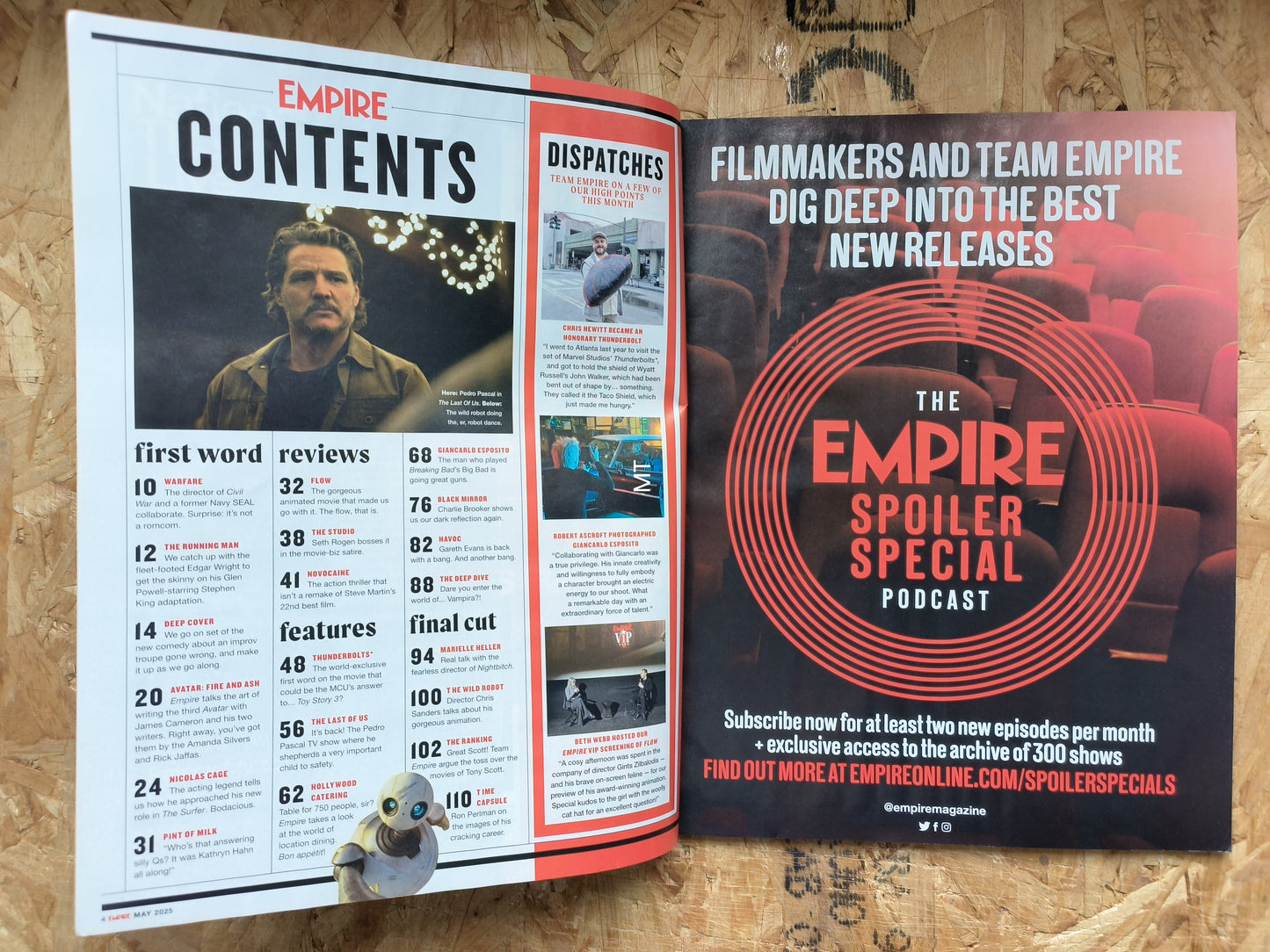 EMPIRE Magazine May 2025 SUBSCRIBER (1063 ) Marvel Thunderbolts The Running Man