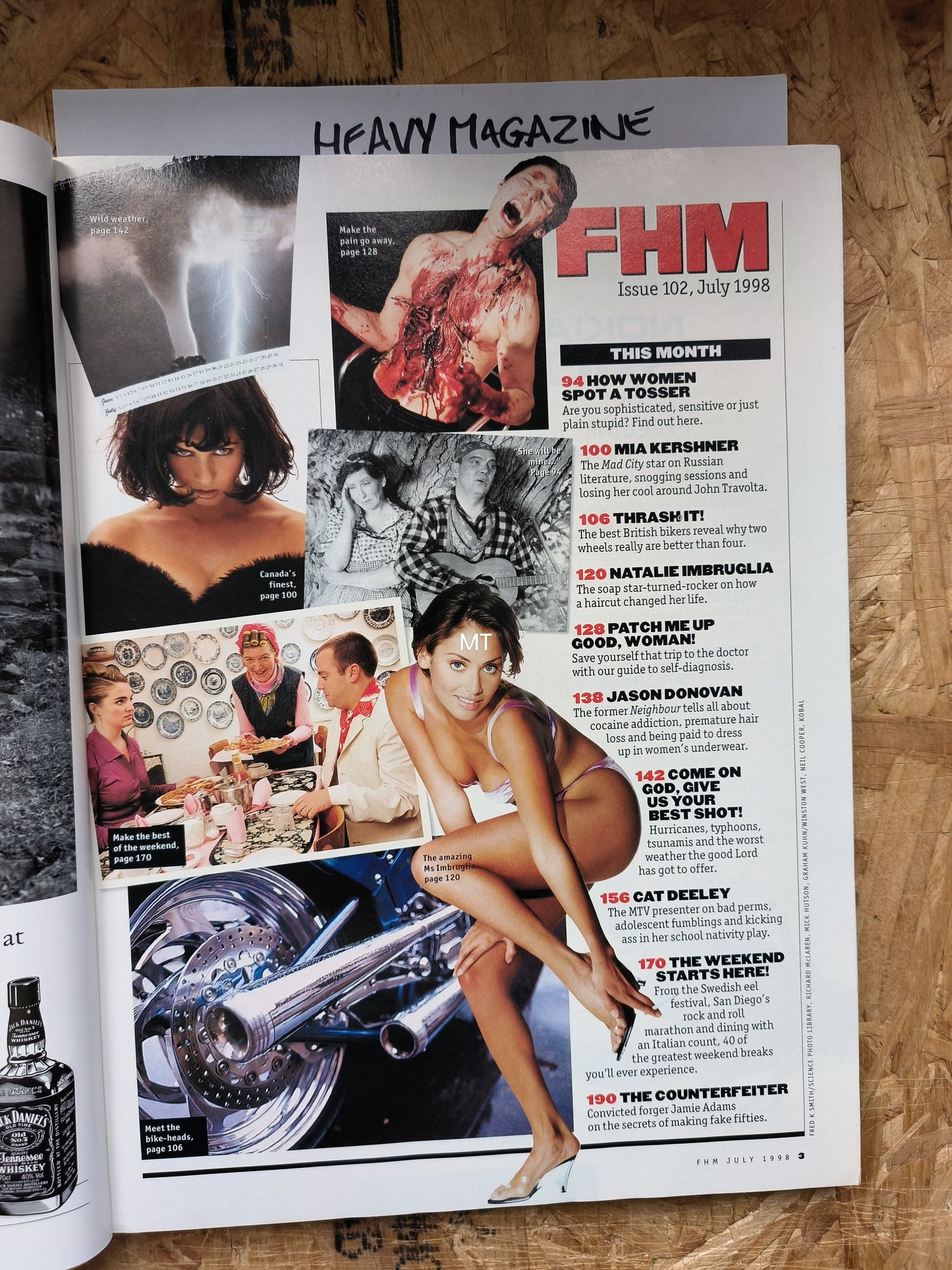 FHM Magazine July 1998 (1064) Cat Deeley Mia Kershner Natalie Imbruglia