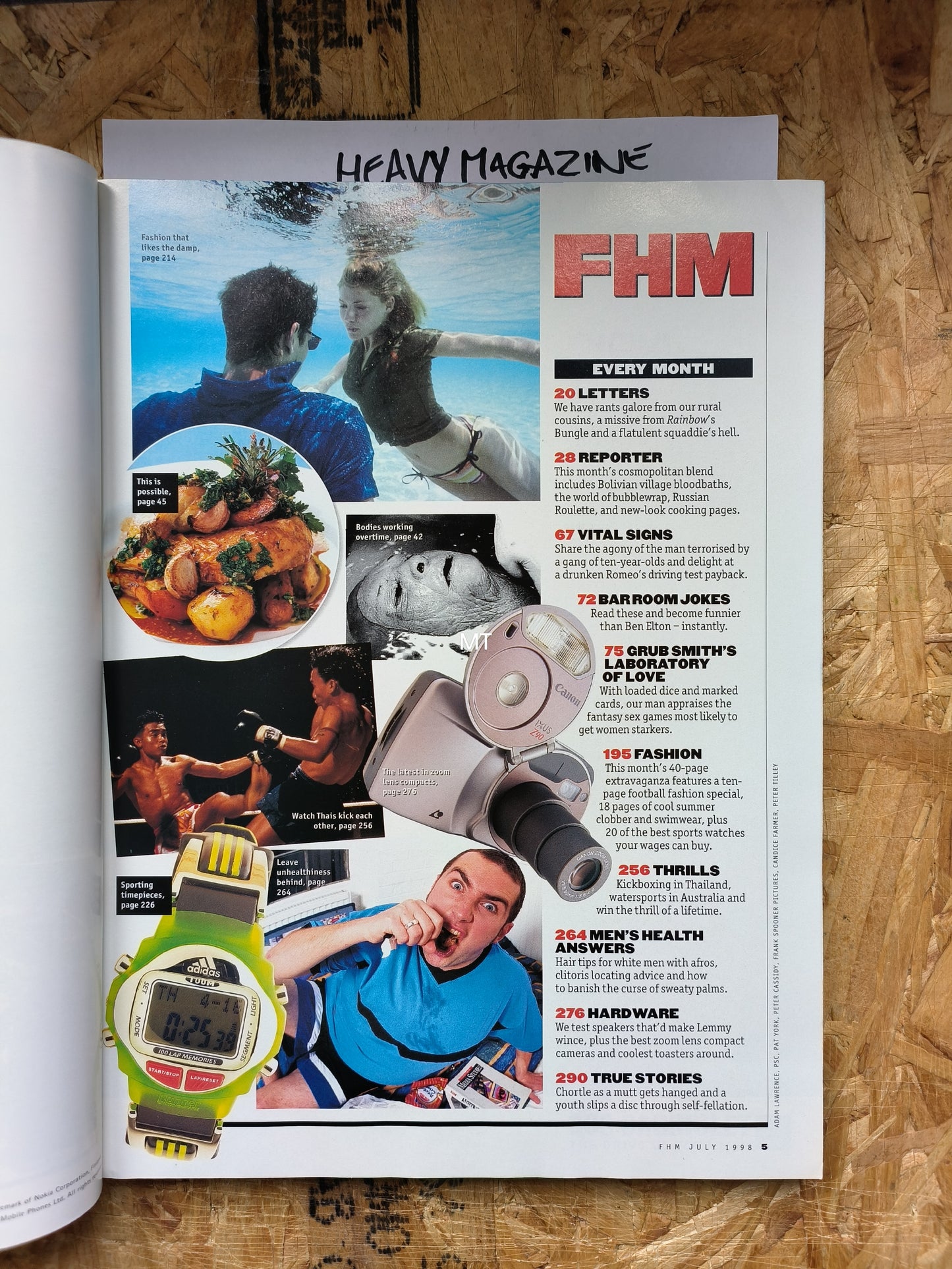 FHM Magazine July 1998 (1064) Cat Deeley Mia Kershner Natalie Imbruglia