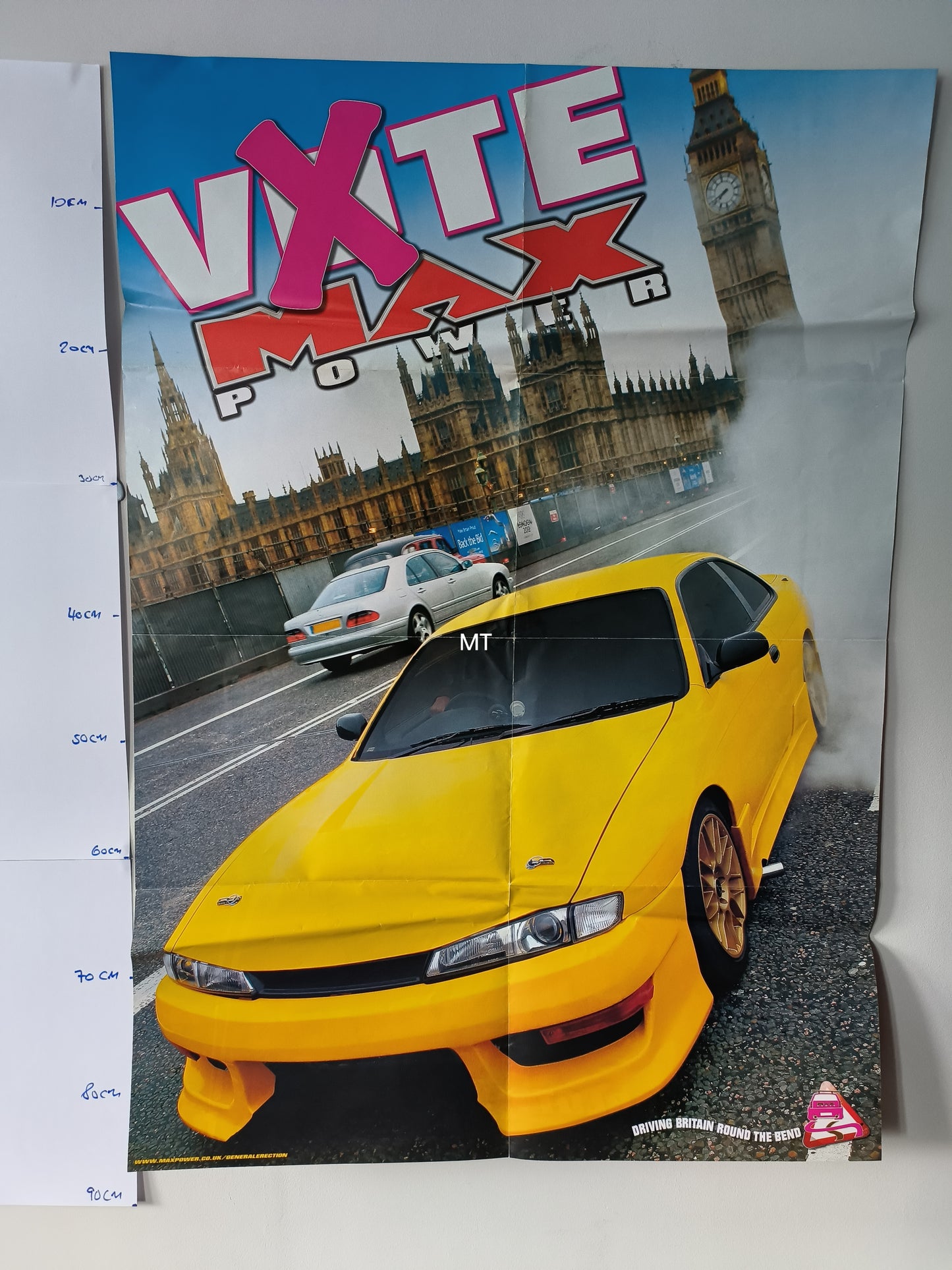 MAX POWER Magazine POSTER Lucy and Charlotte LARGE RARE (1065)