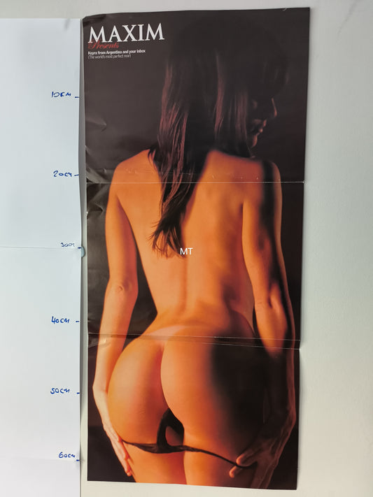 MAXIM Magazine POSTER Keyra Augustina LARGE RARE (1065)