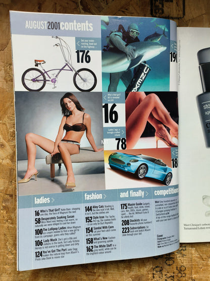 MAXIM Magazine August 2001 (1067) LADY VICTORIA HERVEY