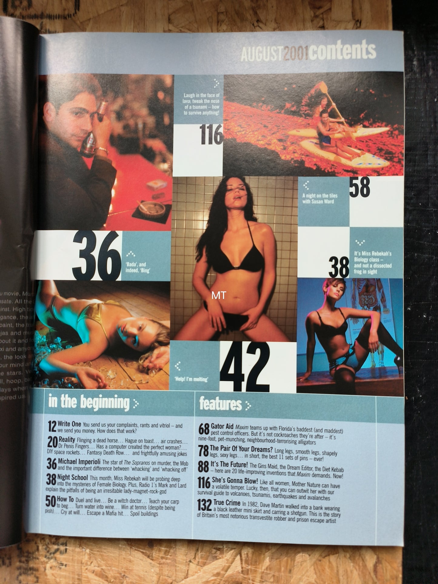 MAXIM Magazine August 2001 (1067) LADY VICTORIA HERVEY