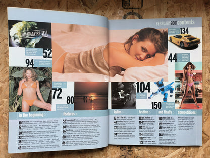 MAXIM Magazine February 2001 (1067) Kirsty Gallacher Lorraine van Wyk