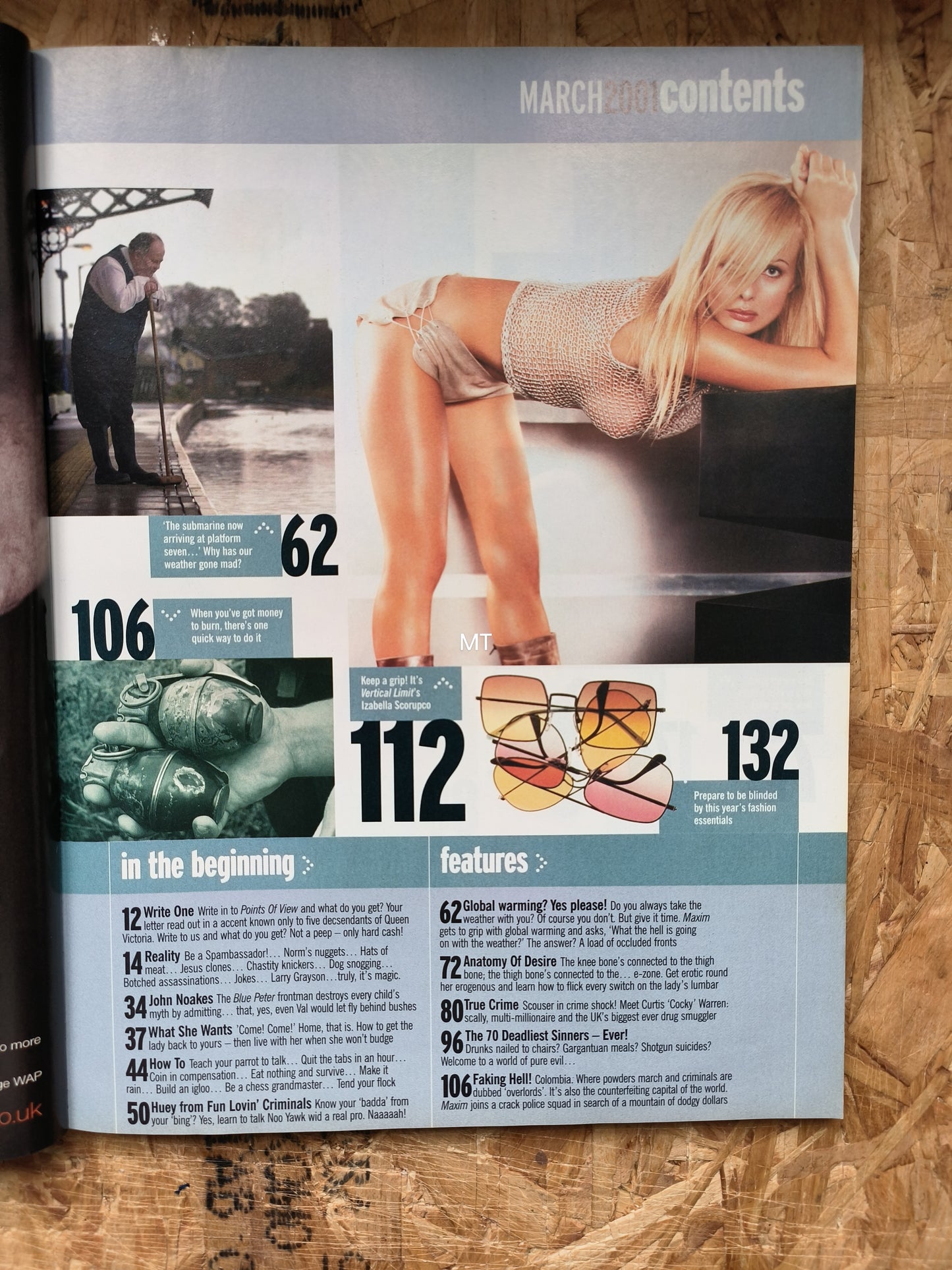 MAXIM Magazine March 2001 (1067) Caprice Lisa Snowdon Adele Silva