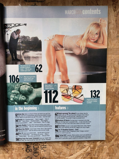 MAXIM Magazine March 2001 (1067) Caprice Lisa Snowdon Adele Silva