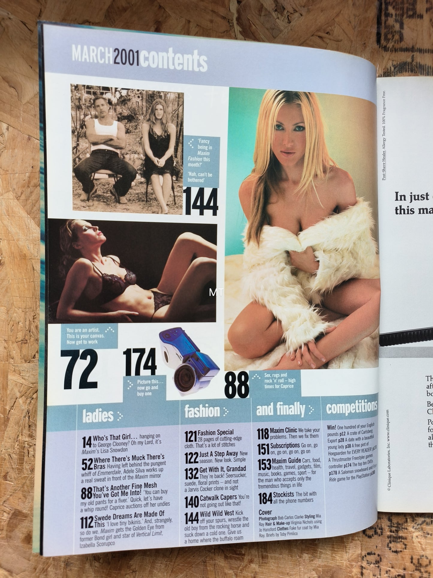 MAXIM Magazine March 2001 (1067) Caprice Lisa Snowdon Adele Silva