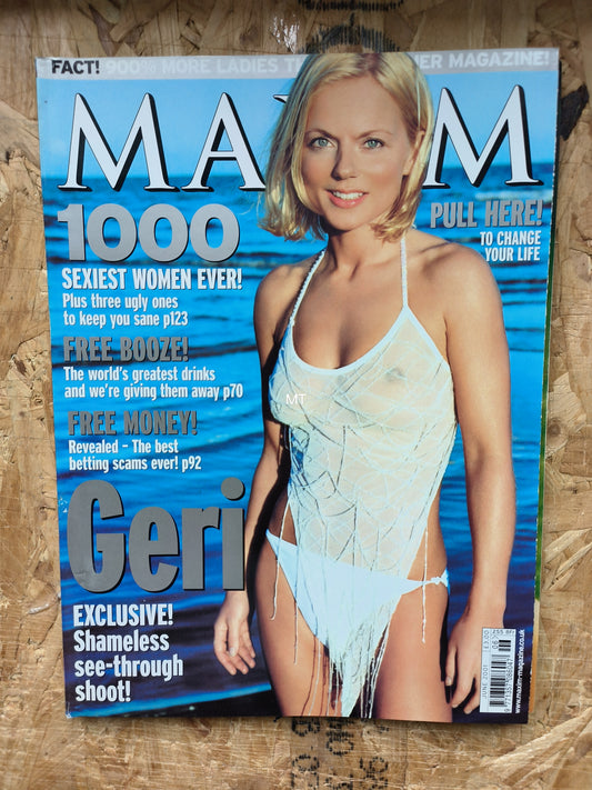 MAXIM Magazine June 2001 (1067) Geri Halliwell Madonna