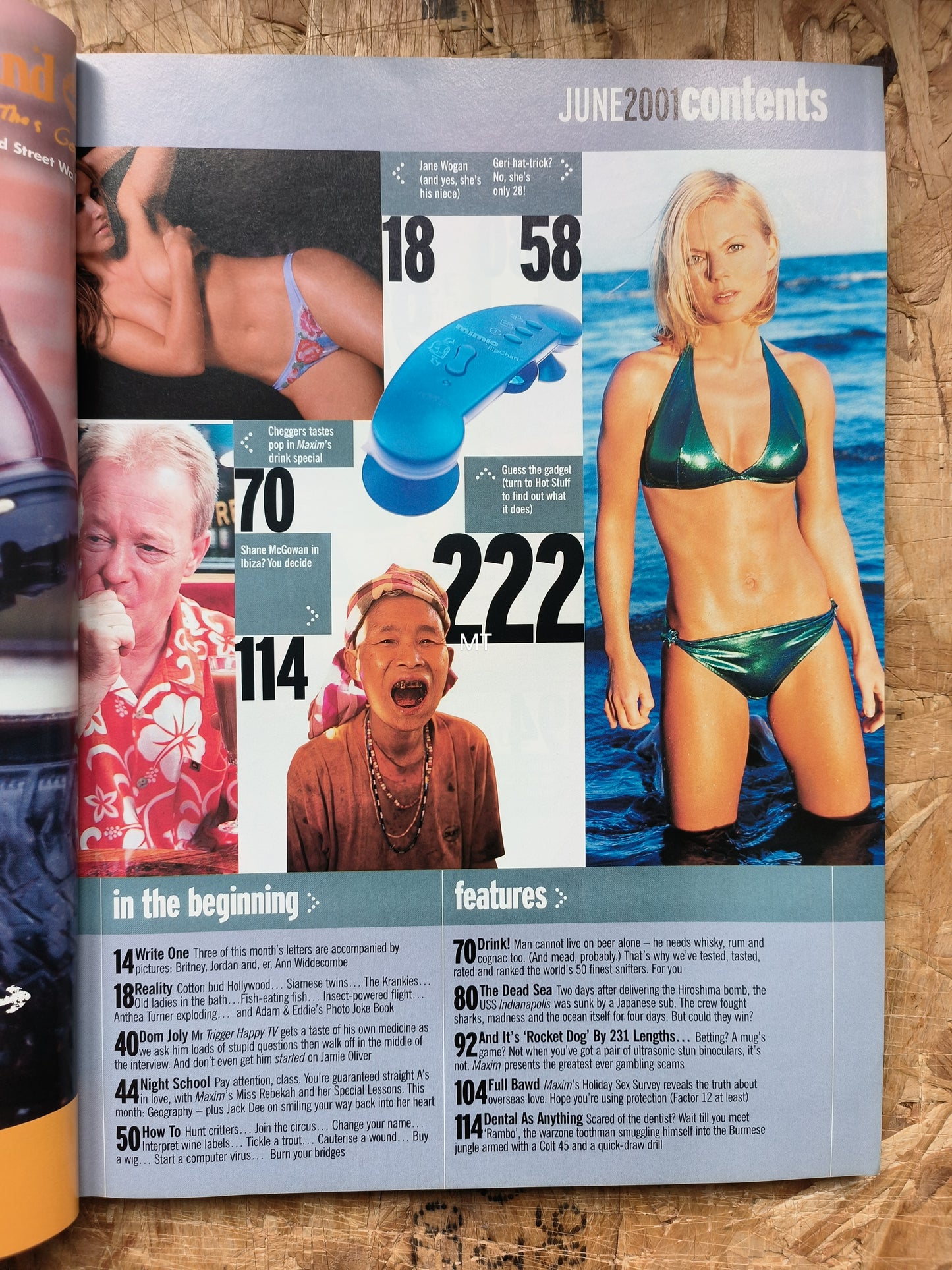 MAXIM Magazine June 2001 (1067) Geri Halliwell Madonna