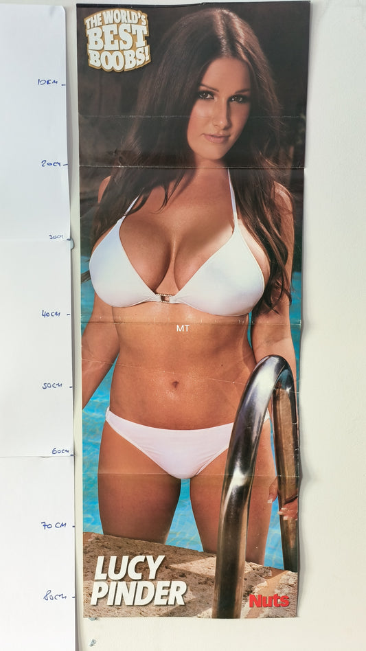 Nuts Magazine POSTER Lucy Pinder LARGE RARE (1068)