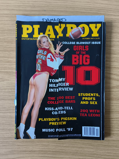 PLAYBOY Magazine October 1997 DAMAGED (1070) Layla Harvest Roberts Alison Lundgred