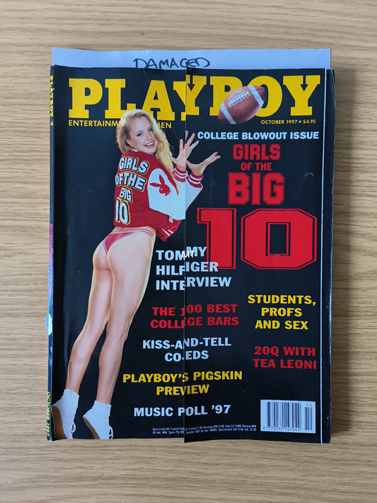 PLAYBOY Magazine October 1997 DAMAGED (1070) Layla Harvest Roberts Alison Lundgred