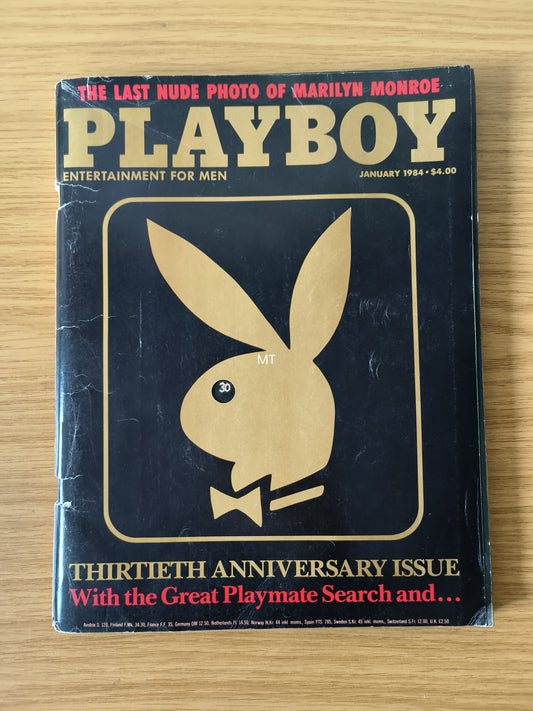 PLAYBOY Magazine January 1984 (1070) PENNY BAKER 30TH ANNIVERSARY W/ CENTREFOLD