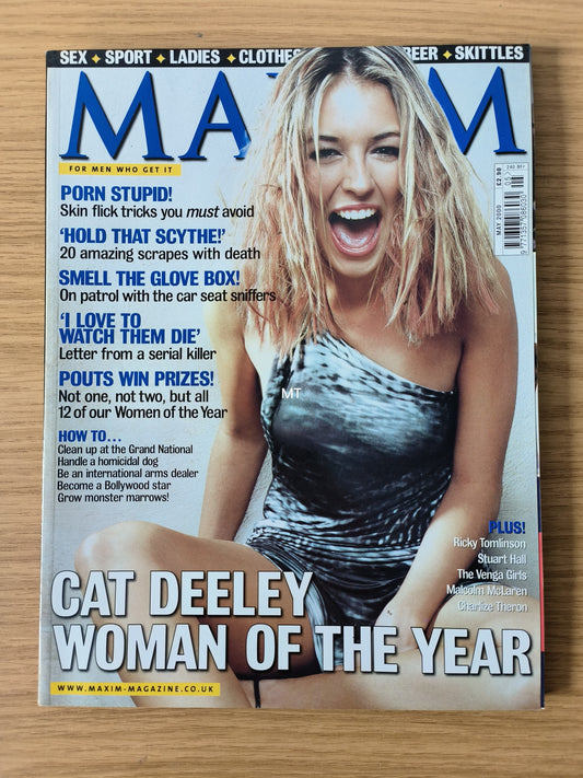 MAXIM Magazine May 2000 (1070) Cat Deeley Charlize Theron