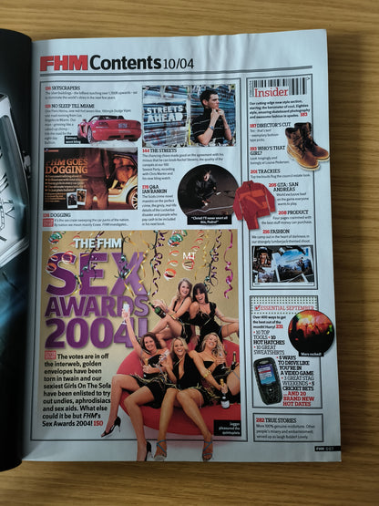 FHM Magazine October 2004 (1071) Kimberley Walsh Cover Anna Nicole Smith