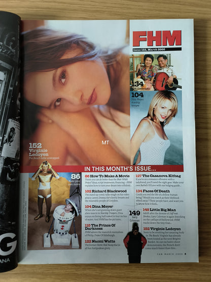FHM Magazine March 2000 (1071) Virginie Ledoyen Dina Meyer Naomi Watts