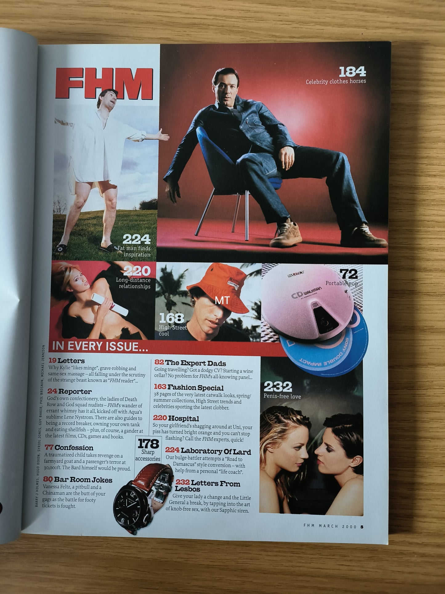FHM Magazine March 2000 (1071) Virginie Ledoyen Dina Meyer Naomi Watts