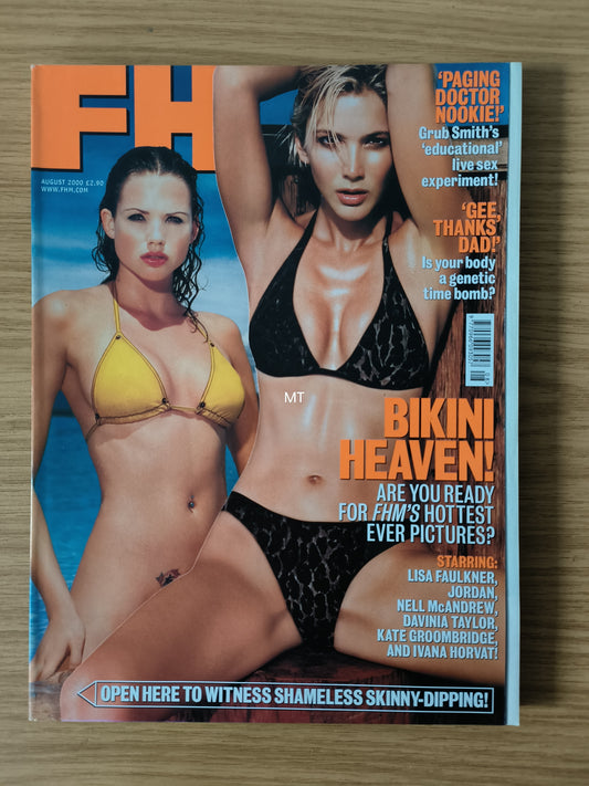 FHM Magazine August 2000 (1071) Lisa Faulkner Jordan Nell McAndrew Ivana Horvat
