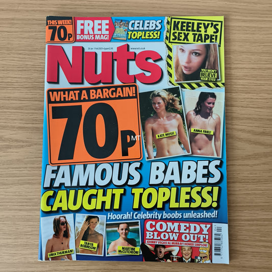 NUTS Magazine 26 January 1 February 2007 (1072) Keeley Hazell Kelly Brook Kate Lawler