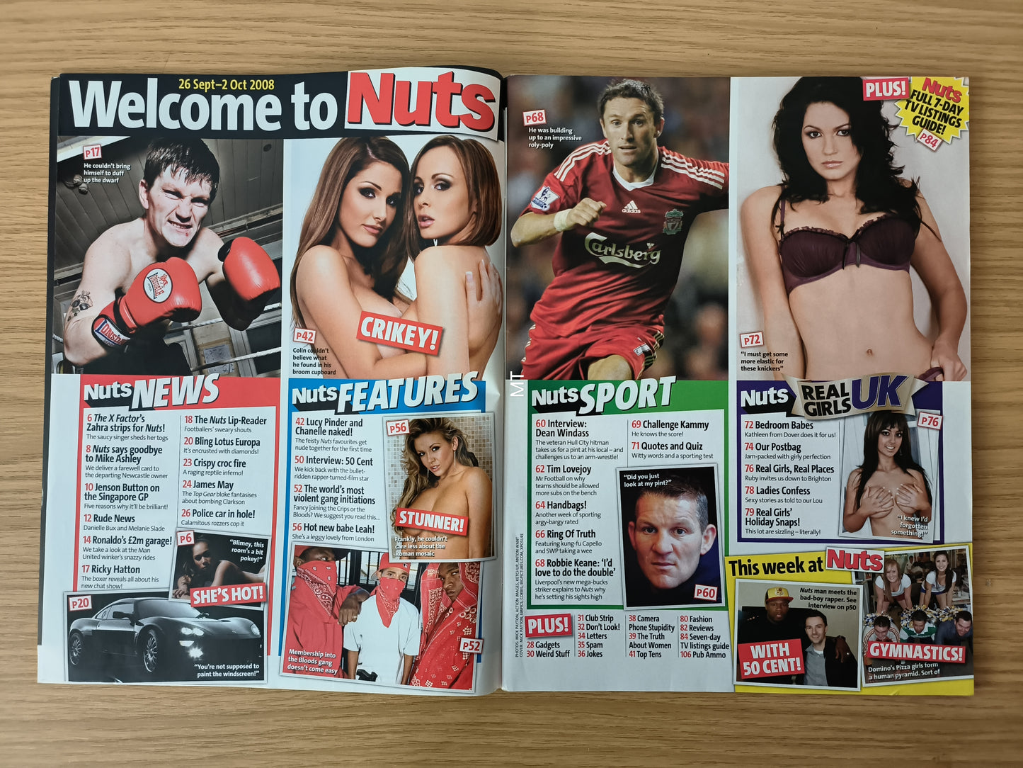 NUTS Magazine 26 September 2 October 2008 (1072) Lucy Pinder Chanelle Hayes LEAH FRANCIS