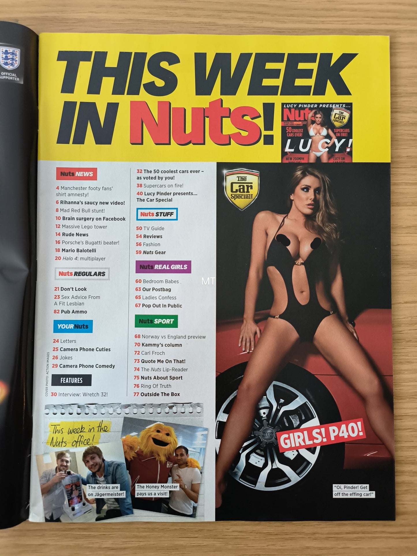 NUTS Magazine 25-31 May 2012 (1072) POSTER Lucy Pinder Rihanna
