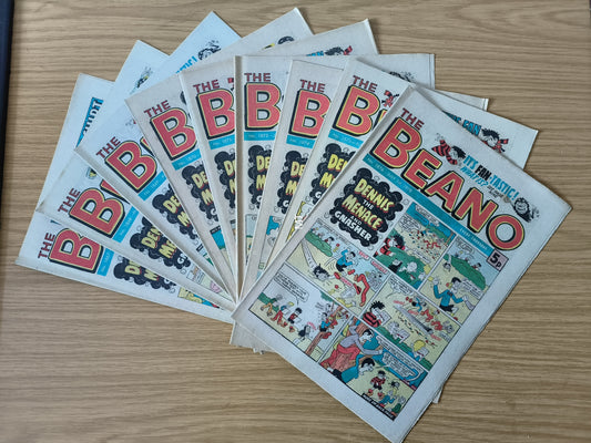 10x Beano Comics/Magazines 1867>1876 1978 Bundle/Job Lot (0058) Dennis the Menace Gnasher (Copy)