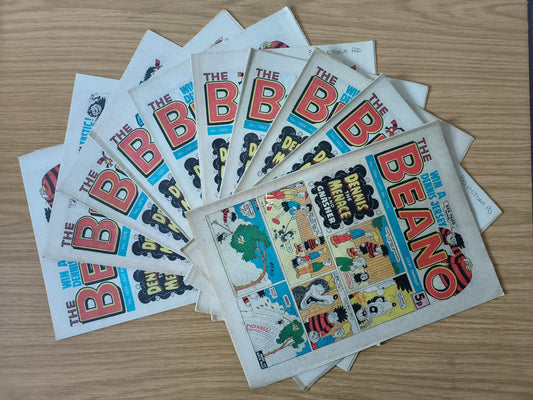 10x Beano Comics/Magazines 1877>1886 1978 Bundle/Job Lot (0059) Dennis the Menace Gnasher (Copy) (Copy)