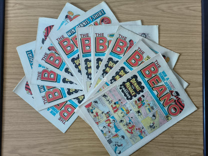 10x Beano Comics/Magazines 1907>1916 1979 Bundle/Job Lot (0062) Dennis the Menace Gnasher