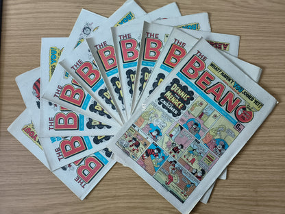 10x Beano Comics/Magazines 1927>1936 1979 Bundle/Job Lot (0064) Dennis the Menace Gnasher