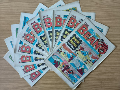 10x Beano Comics/Magazines 1937>1946 1979 Bundle/Job Lot (0065) Dennis the Menace Gnasher