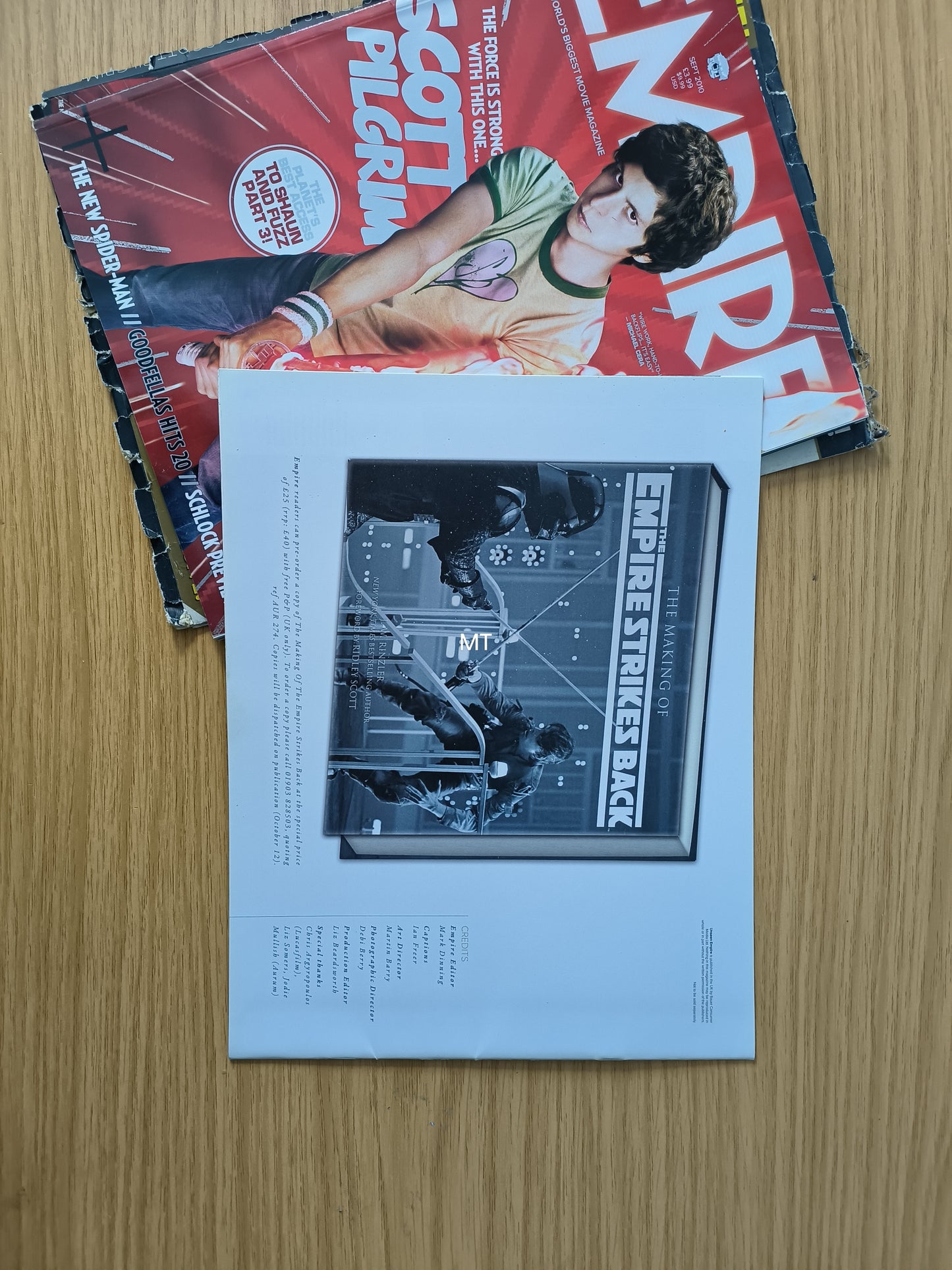 EMPIRE Magazine September 2010 with Supplement (1074) The Empire Strikes Back Scott Pilgrim